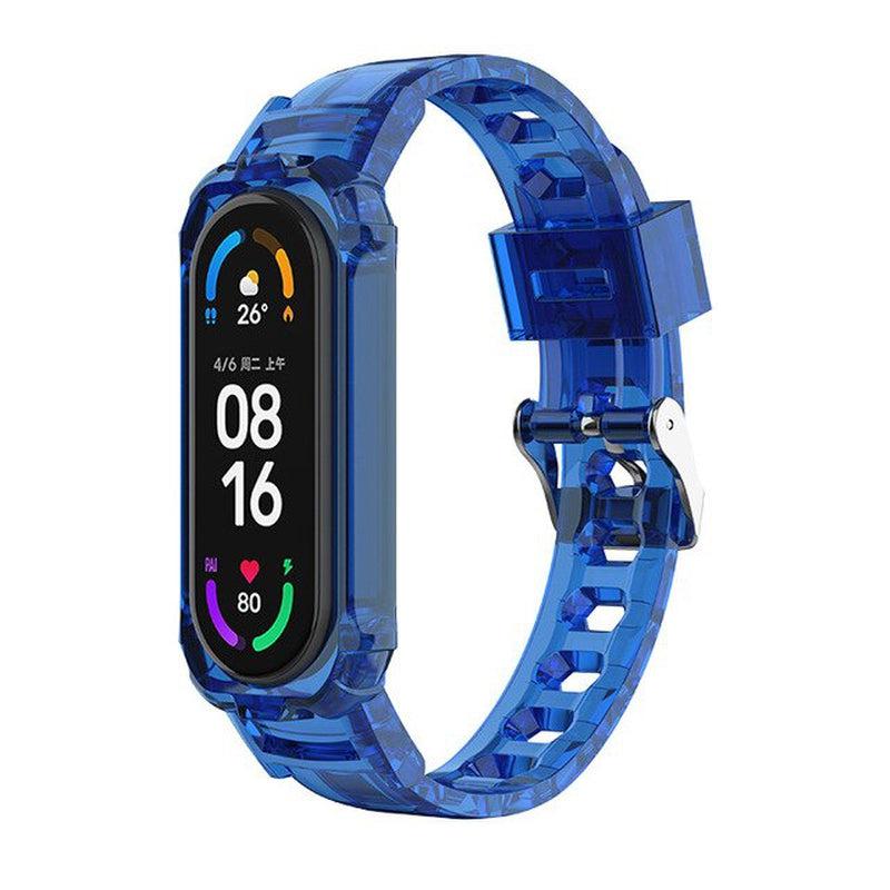 Colorful Silicone Replacement Smartwatch Bracelet for Xiaomi Mi Band 7/6/5/4/3 | Vibrant Wristband in Multiple Colors